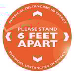 12in Social Distancing Floor Graphic