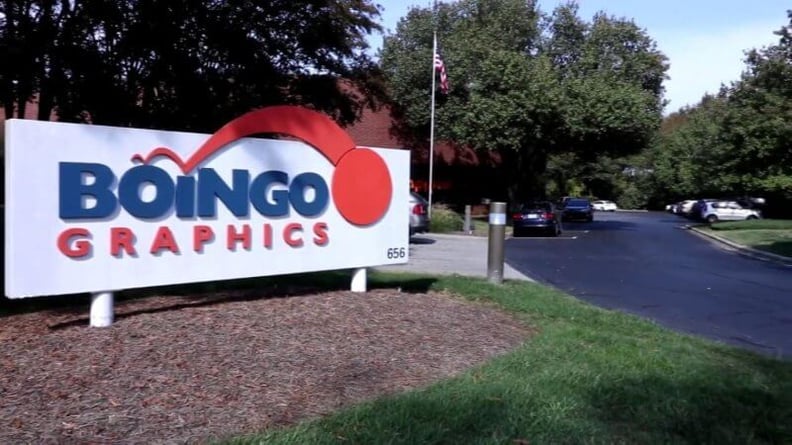 Boingo Graphics on time printing